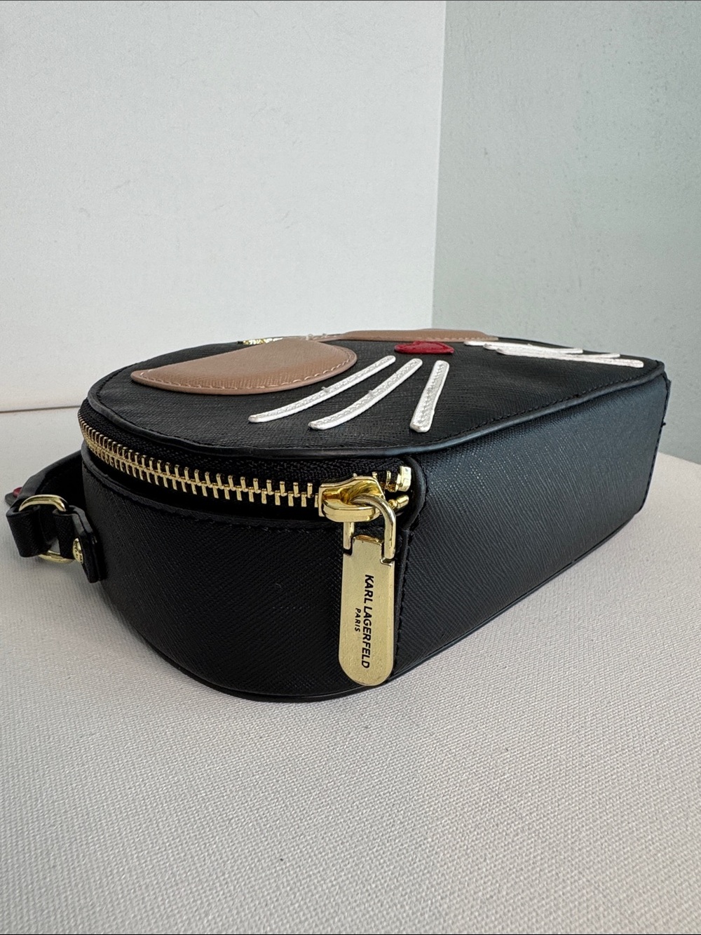 Karl Lagerfeld Paris Maybelle Choupette Cat Top-Handle Crossbody Bag - Picture 6 of 9